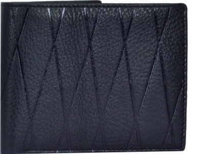 

P&Y Fashion Men Black Genuine Leather Wallet(6 Card Slots)