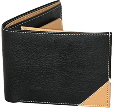 

OODI Men Black Genuine Leather Wallet(5 Card Slots)