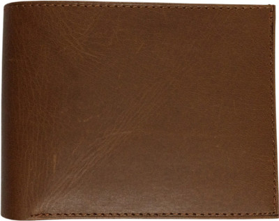 

Mahajans Fashions Men Tan Genuine Leather Wallet(9 Card Slots)