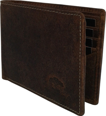 

NUKAICHAU Men Brown Genuine Leather Wallet(13 Card Slots), Brn-13