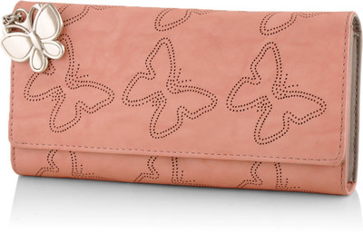 

Butterflies Casual Pink Clutch