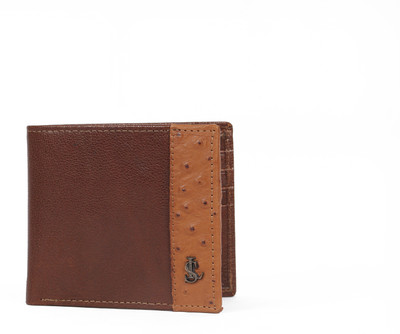 

Leather Studio Men Brown, Tan Genuine Leather Wallet(8 Card Slots)