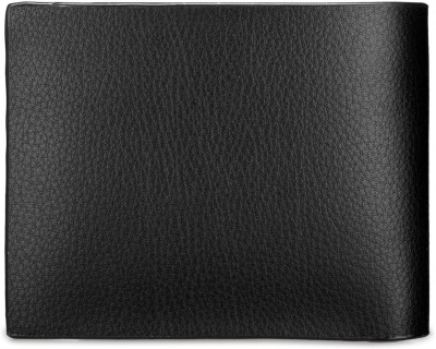 

Teakwood Men Black Genuine Leather Wallet(8 Card Slots)