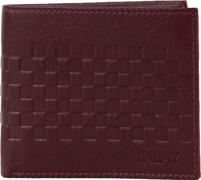 

INLAY Boys Brown Genuine Leather Wallet(8 Card Slots), Burgundy