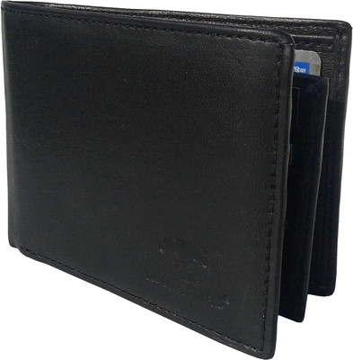 

NUKAICHAU Boys Black Genuine Leather Wallet(9 Card Slots), S blk 9