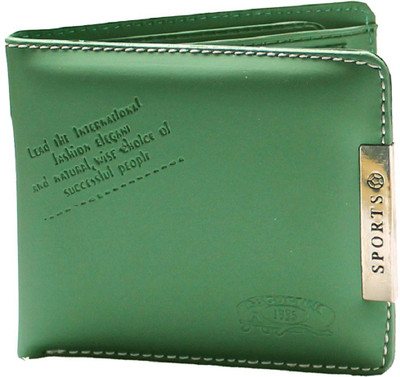 

Assashion Boys Green Artificial Leather Wallet(3 Card Slots)