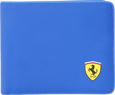 

Ferrari shining Men Blue Artificial Leather Wallet(4 Card Slots)
