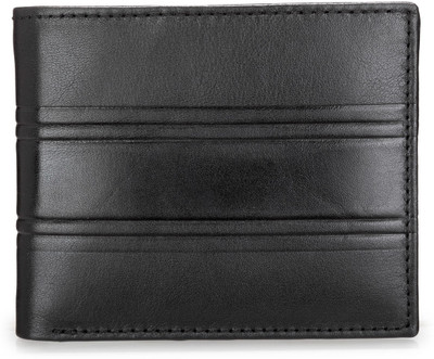 

Teakwood Men Black Genuine Leather Wallet(8 Card Slots)
