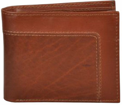 

Divoto Men Tan Genuine Leather Wallet(5 Card Slots), Tan-21