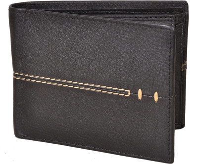 

Paranoid Men Black Genuine Leather Wallet(6 Card Slots)