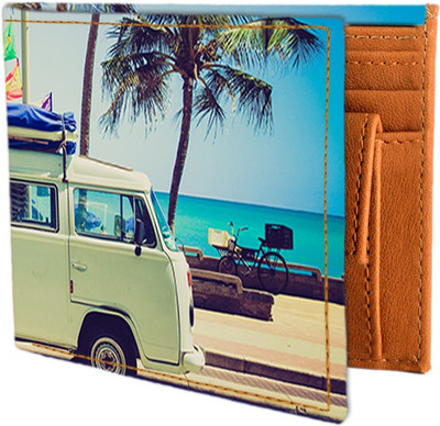 

The Backbencher Men Brown Canvas Wallet(3 Card Slots)