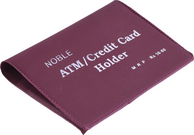 

Firstlook Men Brown Artificial Leather Card Holder(8 Card Slots), Pink
