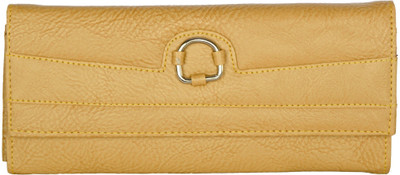 

Cuddle Women Beige Fabric Wallet(4 Card Slots)