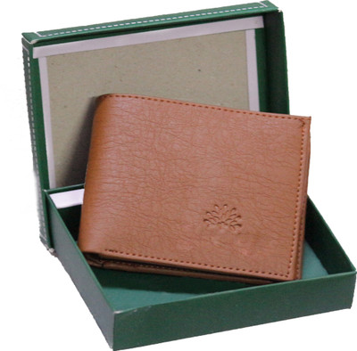 

Adhritam Men Tan Genuine Leather Wallet(6 Card Slots)