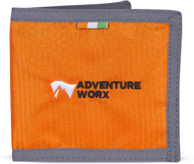 

Adventure Worx Men Orange Fabric Wallet(4 Card Slots)