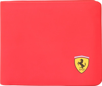 

Ferrari shining Men Red Artificial Leather Wallet(3 Card Slots)