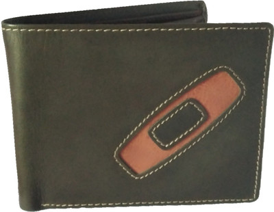 

reza pellis Boys Beige Genuine Leather Wallet(11 Card Slots), Multicolor