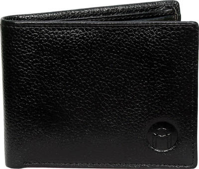 

MOSPL Men Black Genuine Leather Wallet(5 Card Slots)