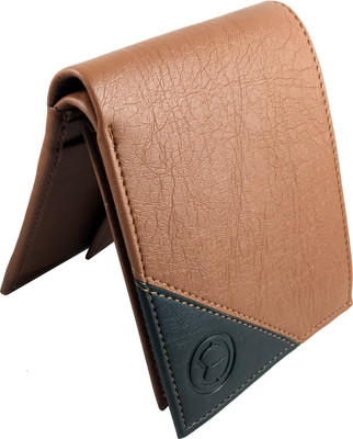 

InW Men Tan, Black Artificial Leather Wallet(3 Card Slots)