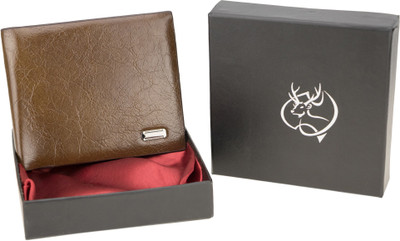 

Zeva Men Brown Artificial Leather Wallet(11 Card Slots)