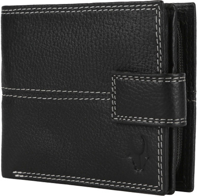 

WildHorn Men Black Genuine Leather Wallet(3 Card Slots)