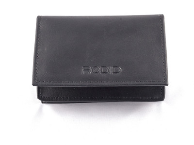 

Rodid Men Black Genuine Leather Wallet(11 Card Slots)