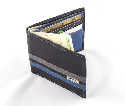 

Rodid Men Black Genuine Leather Wallet(6 Card Slots)