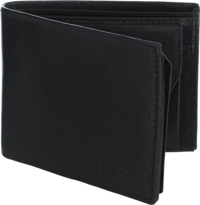 

The Blue Pink Men Black Artificial Leather Wallet(7 Card Slots), Black-01