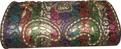 

Stylon Girls Multicolor Fabric, Plastic Wallet(7 Card Slots)