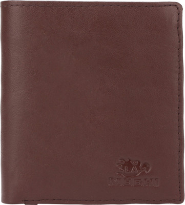 

Ananya Men Brown Genuine Leather Wallet(9 Card Slots), Brown-504