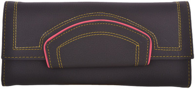 

Cuddle Girls Casual, Formal, Travel, Trendy Multicolor Fabric Wallet(4 Card Slots), Black