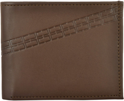 

Exotique Men Brown Artificial Leather Wallet(5 Card Slots)