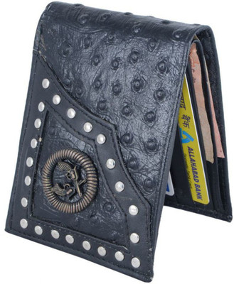 

Holboro Men Black Genuine Leather Wallet(8 Card Slots)
