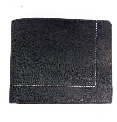

Aventus Men Black Genuine Leather Wallet(3 Card Slots)