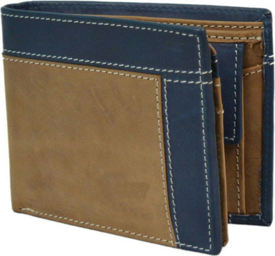 

Accezory Men Brown Genuine Leather Wallet(9 Card Slots)