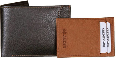 

LANDER Men Black, Brown Genuine Leather Wallet(4 Card Slots)
