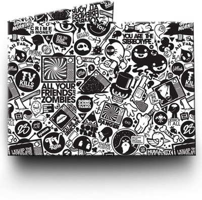 

Snooky Men Black Tyvek Wallet(4 Card Slots)