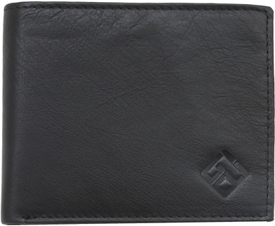 

Giani Bernard Men Black Genuine Leather Wallet(3 Card Slots), Black-01