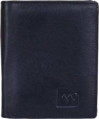 

Reezus Men Black Genuine Leather Wallet(5 Card Slots)