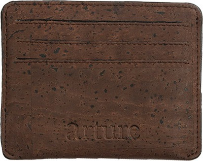 

Arture Design Girls Brown Fabric Card Holder(3 Card Slots)