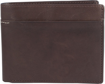 

Zeebros Men Brown Genuine Leather Wallet(7 Card Slots)