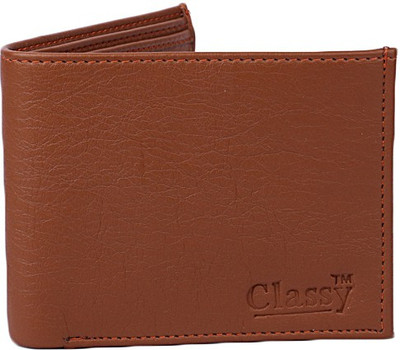 

Glasy Men Brown Artificial Leather Wallet(3 Card Slots)