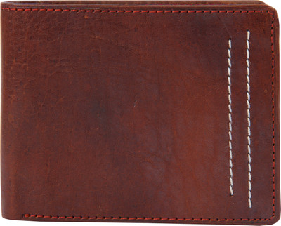 

Walletsnbags Men Multicolor Genuine Leather Wallet(3 Card Slots), Tan