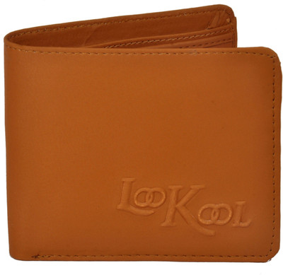 

Look-Kool Men Tan Artificial Leather Wallet(3 Card Slots)