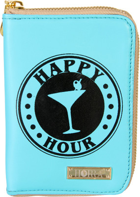 

Horra Women Multicolor Artificial Leather Wallet(4 Card Slots), Aqua
