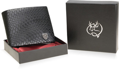 

Bovis Men Black Artificial Leather Wallet(5 Card Slots), Black-45