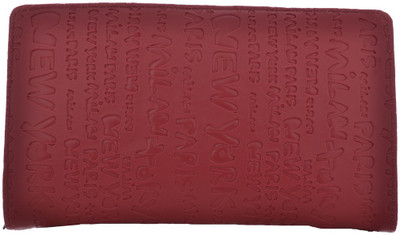 

Cuddle Girls Casual, Formal, Travel, Trendy Multicolor Fabric Wallet(8 Card Slots), Maroon