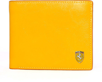 

D'zigners Men Yellow Genuine Leather Wallet(8 Card Slots)