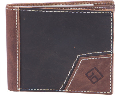

Giani Bernard Men Black, Brown Genuine Leather Wallet(3 Card Slots)