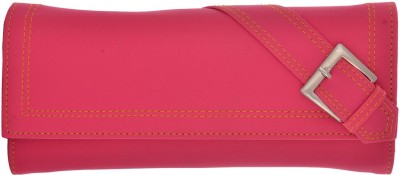 

Cuddle Girls Multicolor Fabric Wallet(4 Card Slots), Pink